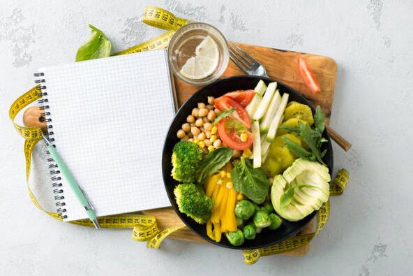 وجبة النظام الغذائي لفقدان الوزن